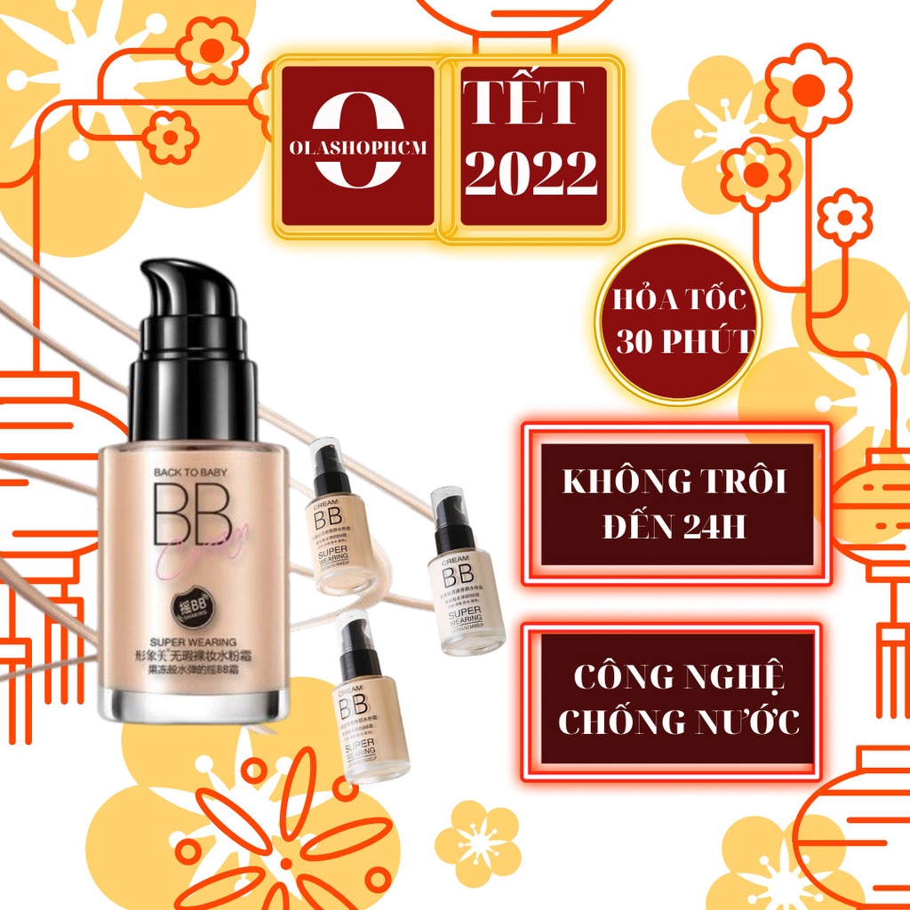 Kem nền BB cream Images 30ml che khuyết điểm dưỡng ẩm đều màu da độ che phủ cao làm đẹp hoàn hảo