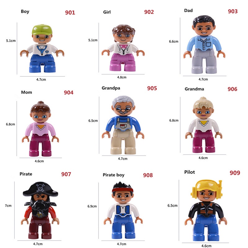 Set đồ chơi lắp ráp mô hình Duplo Mini Diy dành cho trẻ em