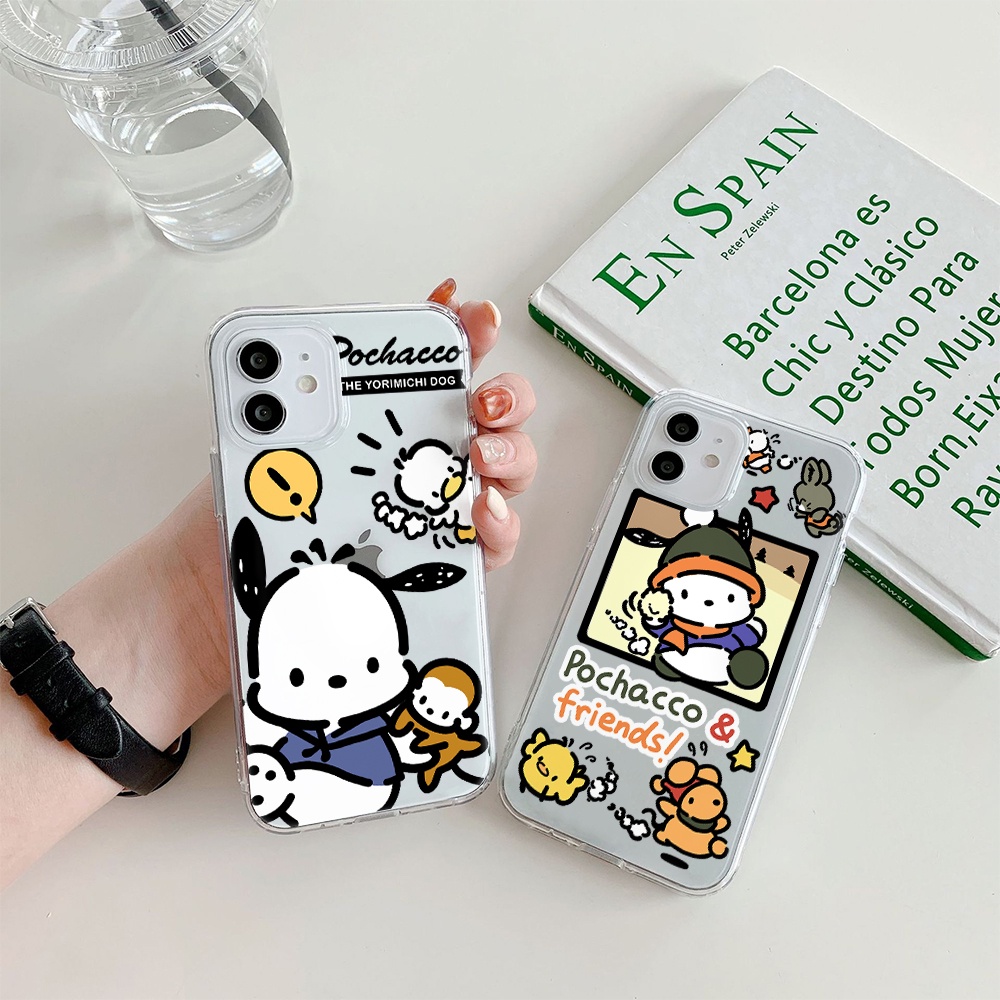 Ốp Điện Thoại Silicon Mềm Trong Suốt Hình Thỏ Hoạt Hình Cho IPhone 11 12 13 Pro Max Mini XS Max X Xr 4 5 6 7 8 S + SE 2020