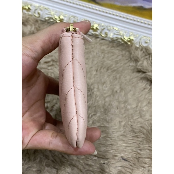 Ví màu hồng da size 14,5