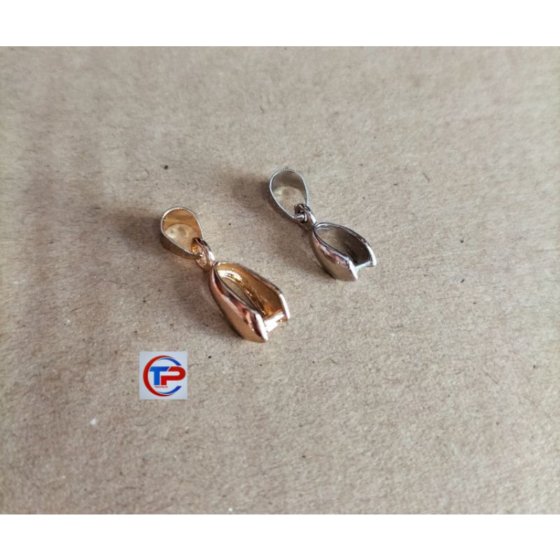 Kẹp mặt dây chuyền kẹp mặt inox cao cấp 10li 12li