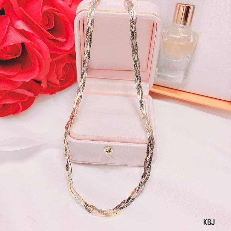 KIỀNG CỔ BẠC ĐAN TẾT 3 XI 3 MÀU