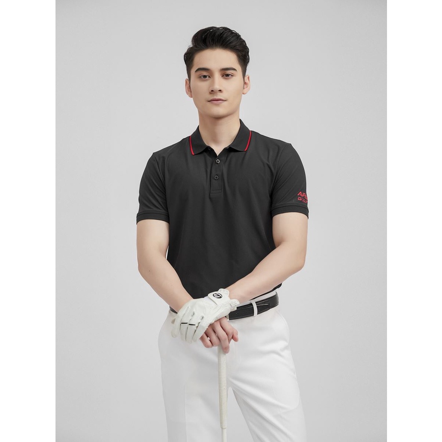 Áo polo nam Aristino GOLF FIT cao cấp  APSG07S1 chất liệu poly sợi rỗng siêu khô thoáng