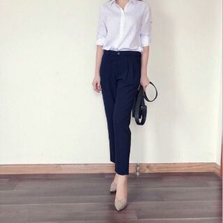 Quần công sở baggy topshop