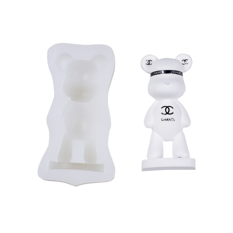 Khuôn Làm Bánh Chất Liệu Silicone Hình Chú Gấu Dễ Thương