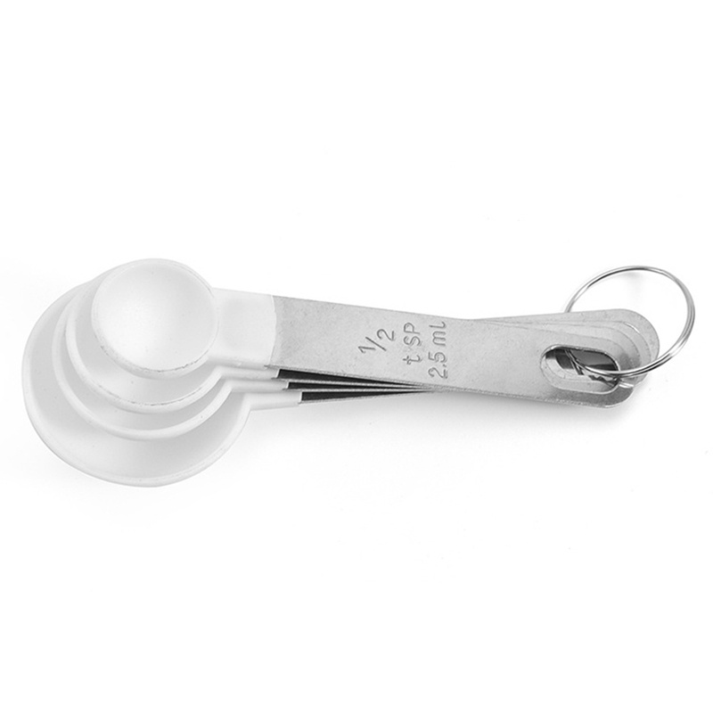 Set 4 Muỗng Đo Lường Làm Bánh Bằng Nhựa