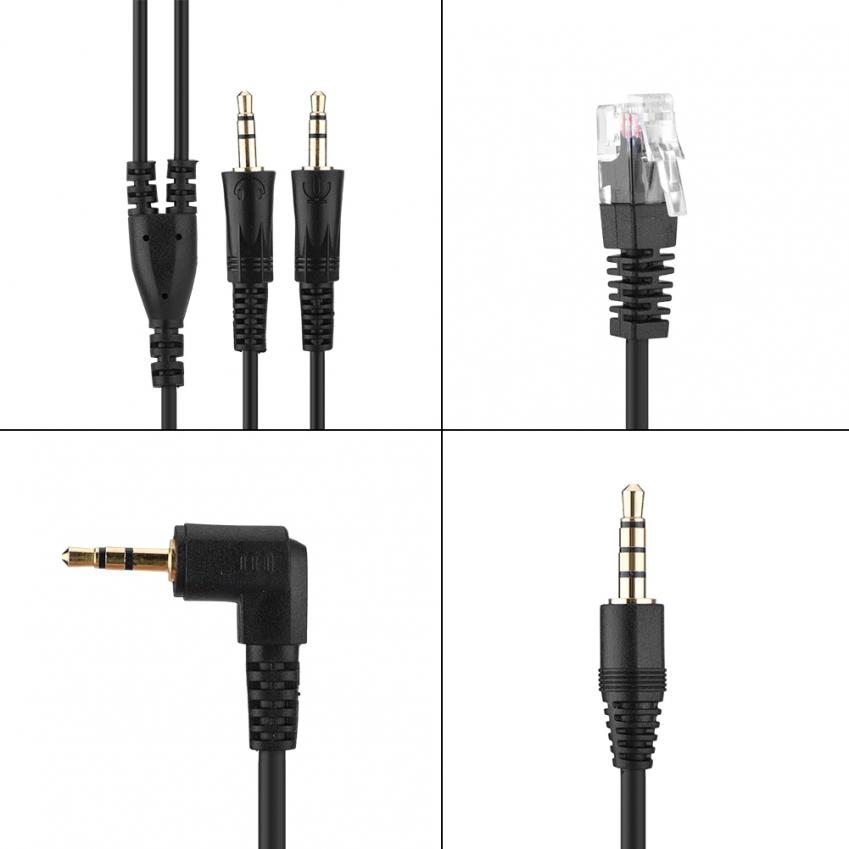 Bộ tai nghe chuyên dụng micro xoay 360 độ cho Call Center | BigBuy360 - bigbuy360.vn