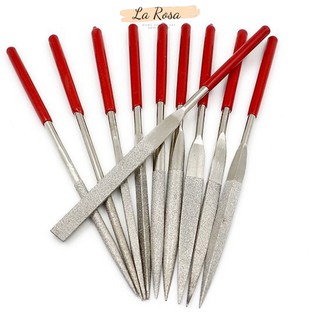 Bộ 10 dũa hợp kim đủ size