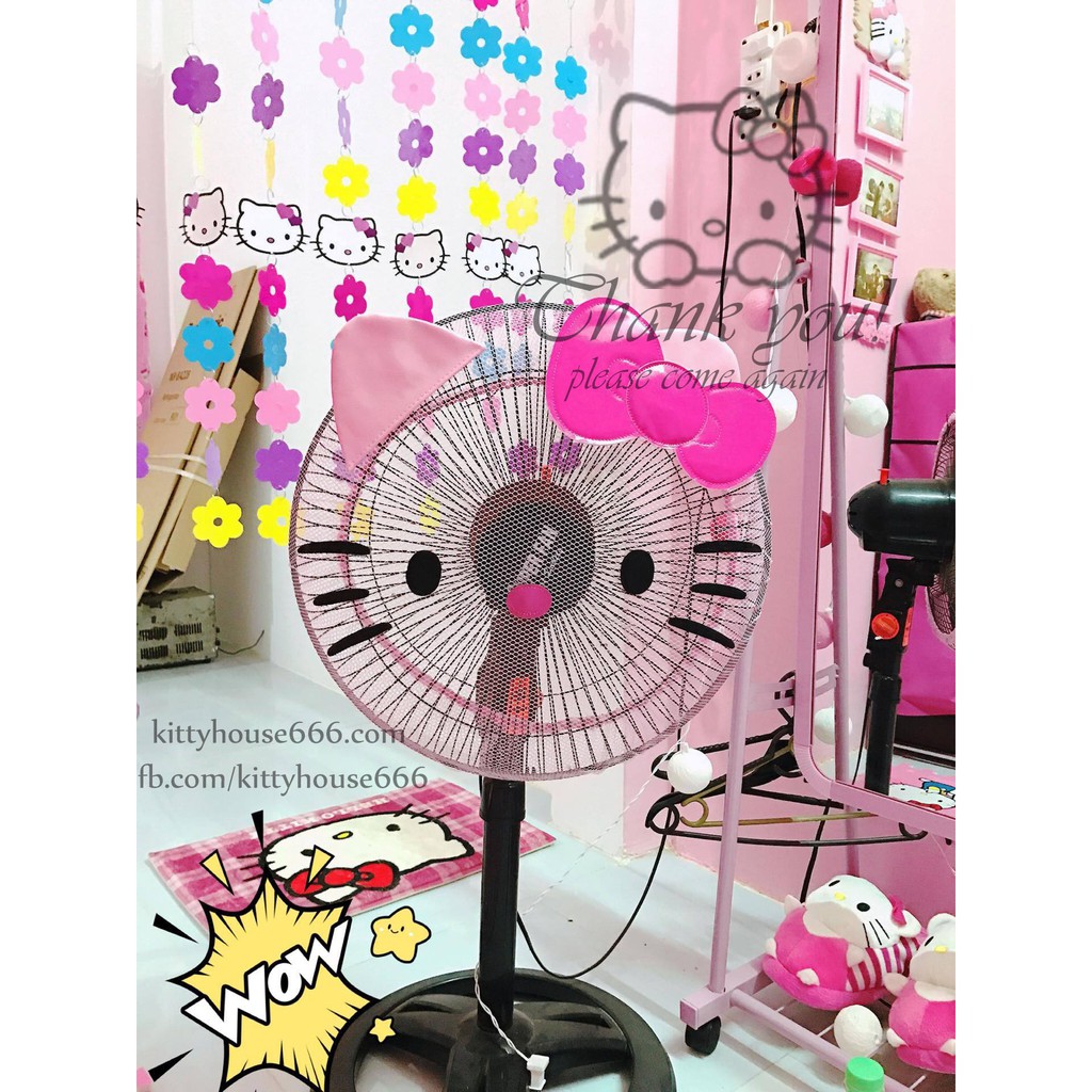 🌻TRÙM QUẠT HELLO KITTY 🎀 KITTY HOUSE