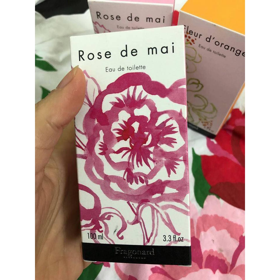 Nước hoa tinh chất hoa hồng Rose de mai - Fragonard dạng mẫu thử