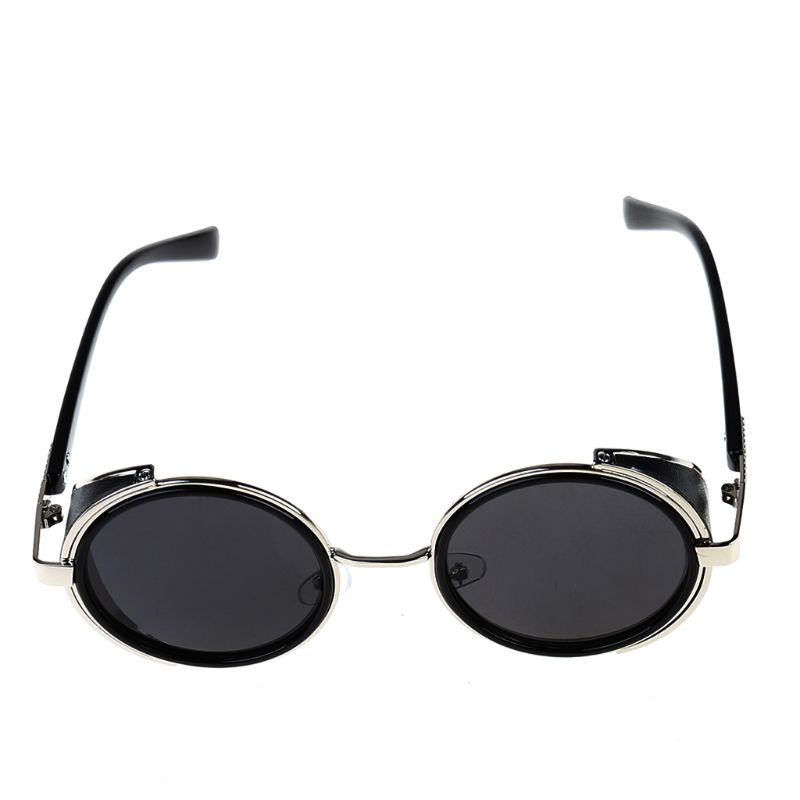 Kính Mát Gọng Tròn Phong Cách Steampunk 50s Thời Trang Vintage