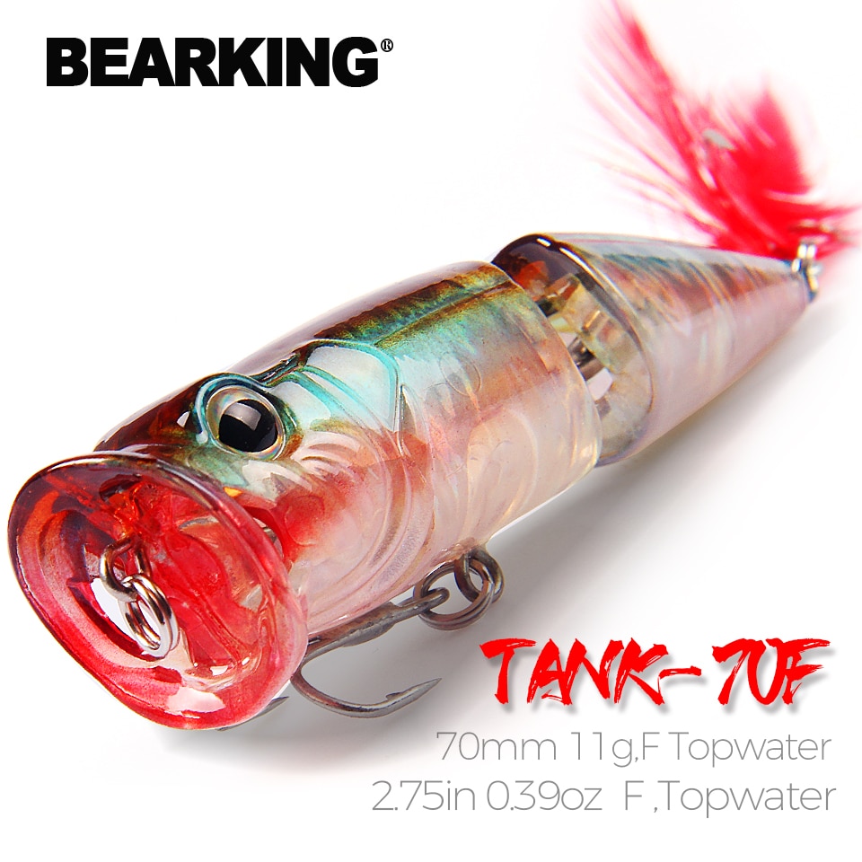 Mồi Câu Cá Giả BEARKING 70mm 11g Chất Liệu Cứng