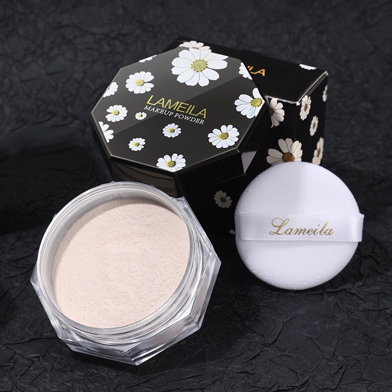 Phấn phủ bột LAMEILA hoa cúc kiềm dầu mịn nhẹ tự nhiên Makeup Powder LAML29