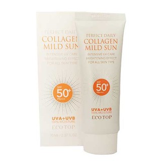Kem chống nắng Ecotop Perfect Daily Collagen Mild Sun SPF50 70ml