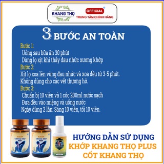 2 Hộp Khớp KHANG THỌ PLUS và 1 Cốt – Giải Pháp Hỗ Trợ Xương Khớp