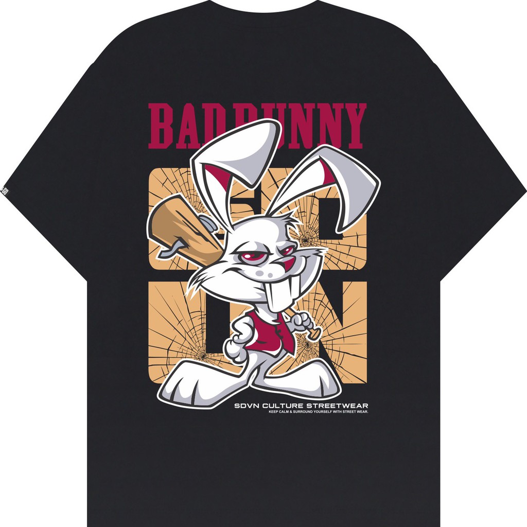 Áo Thun Unisex Nam Nữ Bad Bunny