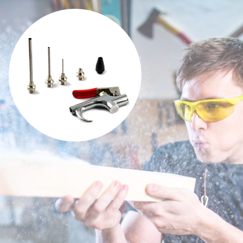 Set 5 Đầu Súng Thổi Khí Vệ Sinh Siêu Bền Tiện Dụng