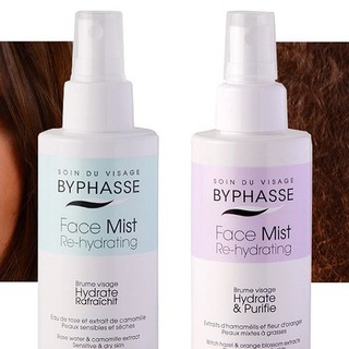 Xịt khoáng Byphasse dưỡng ẩm cho mọi loại da đặc biệt cho da dầu màu tím