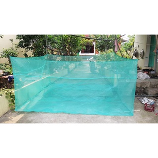 Tráng vèo nuôi ốc,nuôi cá,nuôi ếch - cao 1m5 rộng 2m dài 2m . có nắp đậy,mắt lưới 3li. có thể ngâm nước 3-5 năm