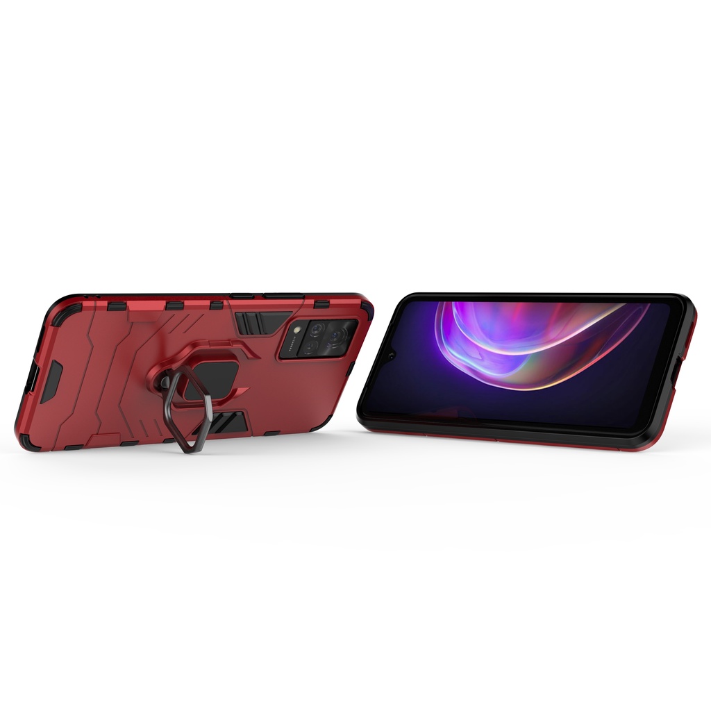 Ốp lưng Vivo V21 / Vivo V21 5G dùng chung Iron Man Iring chống sốc giá đỡ xem phim kiêm nhẫn hút ô tô