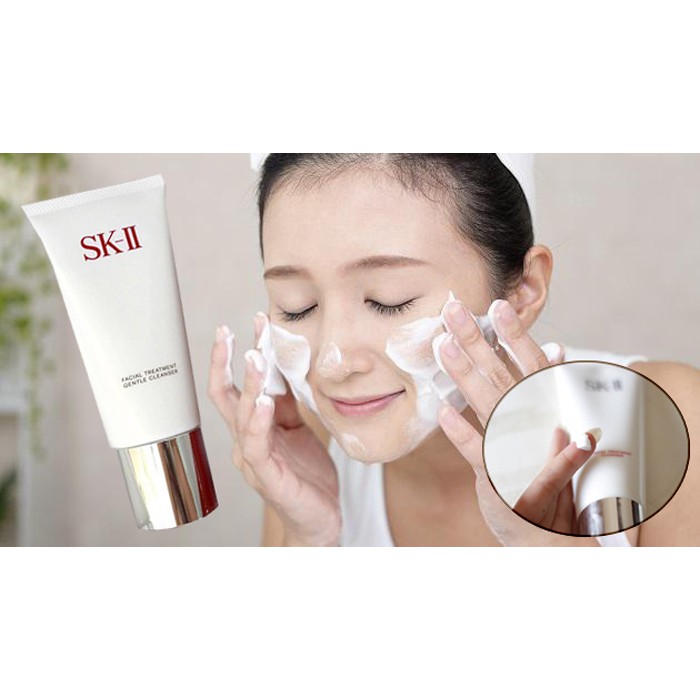 Sữa Rửa Mặt Dưỡng Da SKII Gentle Dịu Nhẹ, Làm Sạch Sâu Nhật Bản -Tuýp 20g