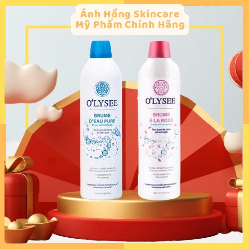 Xịt Khoáng Dưỡng Da O'Lysee Pure Waterspray 400ml