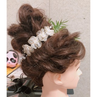 Phụ Kiện Cưới  Dây Hoa Cài Tóc Cô Dâu A101