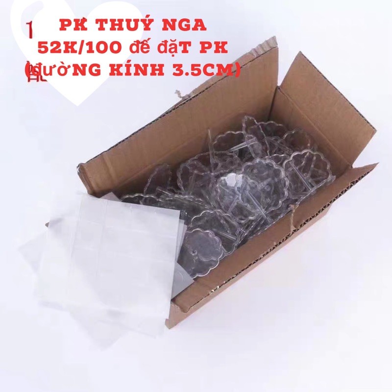 Hộp 100 đế đặt phụ kiện