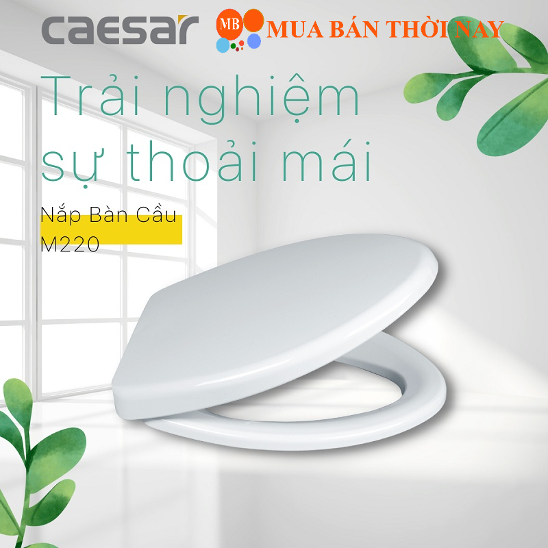 Nắp Bồn Cầu CAESAR M220 Đóng Thường