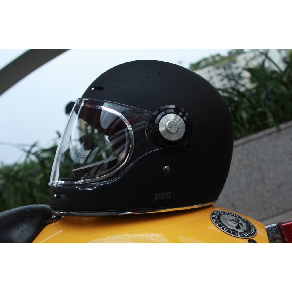 Nón fullface POC RETRO Shiny black