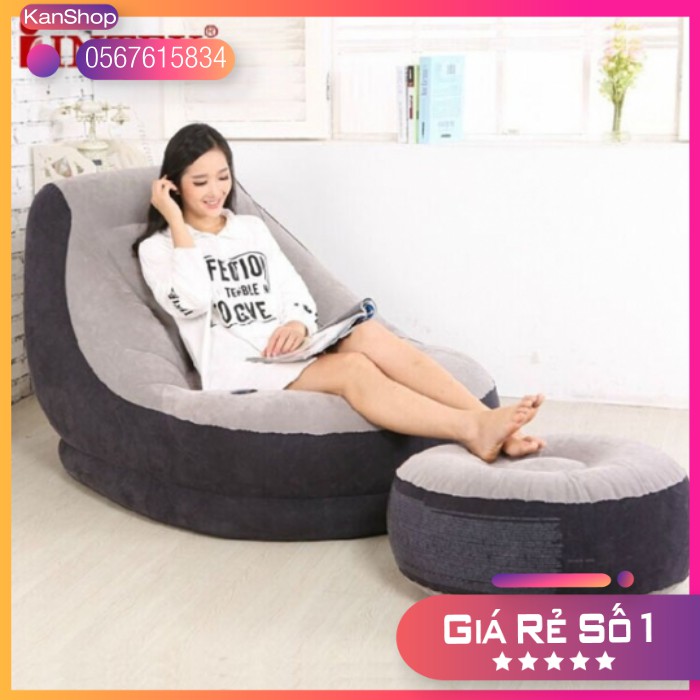 Bộ Ghế Sofa Bơm Hơi InTex Phù Hợp Với Mọi Giới Tính Độ Tuổi Không Gian Chịu Lực Đến 100Kg