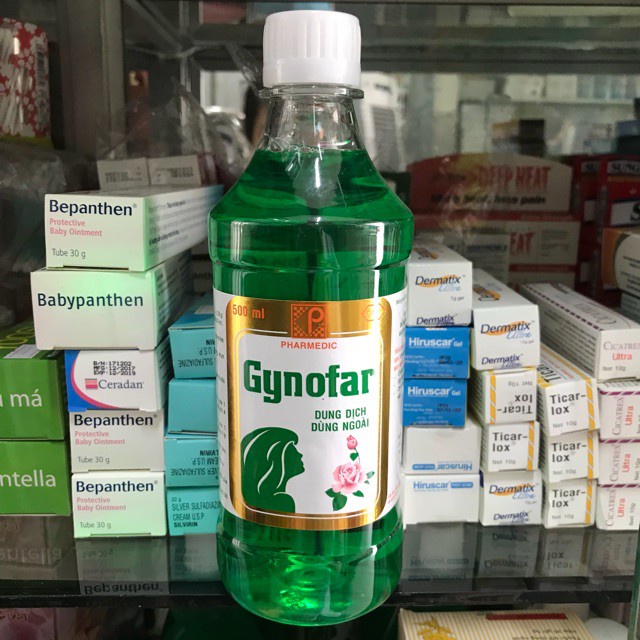 Dung dịch vệ sinh phụ nữ / Nước rửa phụ khoa Gynofar