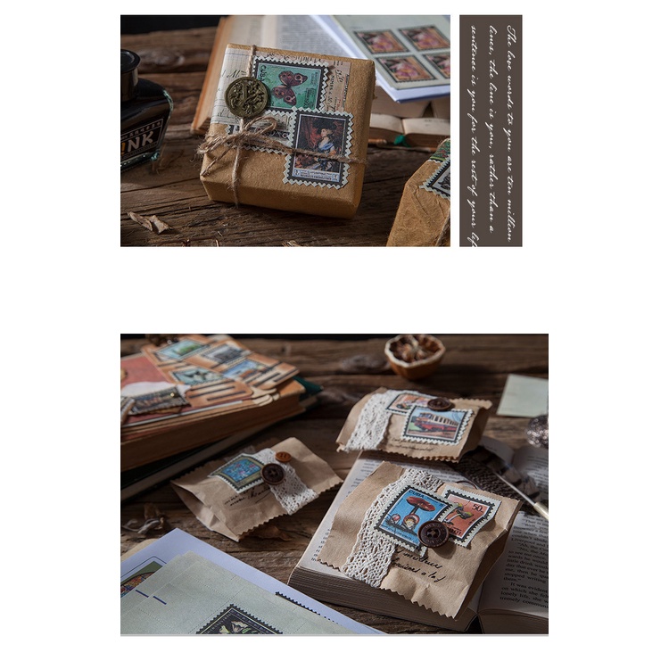 Giấy nền trang trí vintage DIY Crafts, Scrapbook, Journal, Diary, Planner, Wal Seal Ect HD64-K70