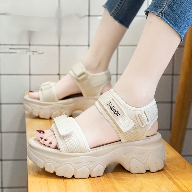 Giày Sandal Thể Thao Đế Mềm Dày Phong Cách Thời Trang Mùa Hè 2022 Chất Lượng Cao