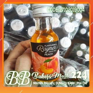 Hương mùi đào peach hiệu rayner's - chai 28ml