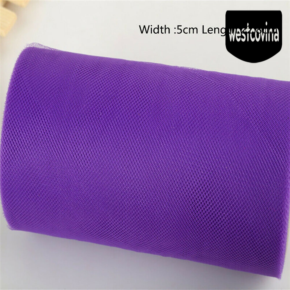 [Hot]☀ Cuộn Vải Tuyn Lấp Lánh 5cm 22m