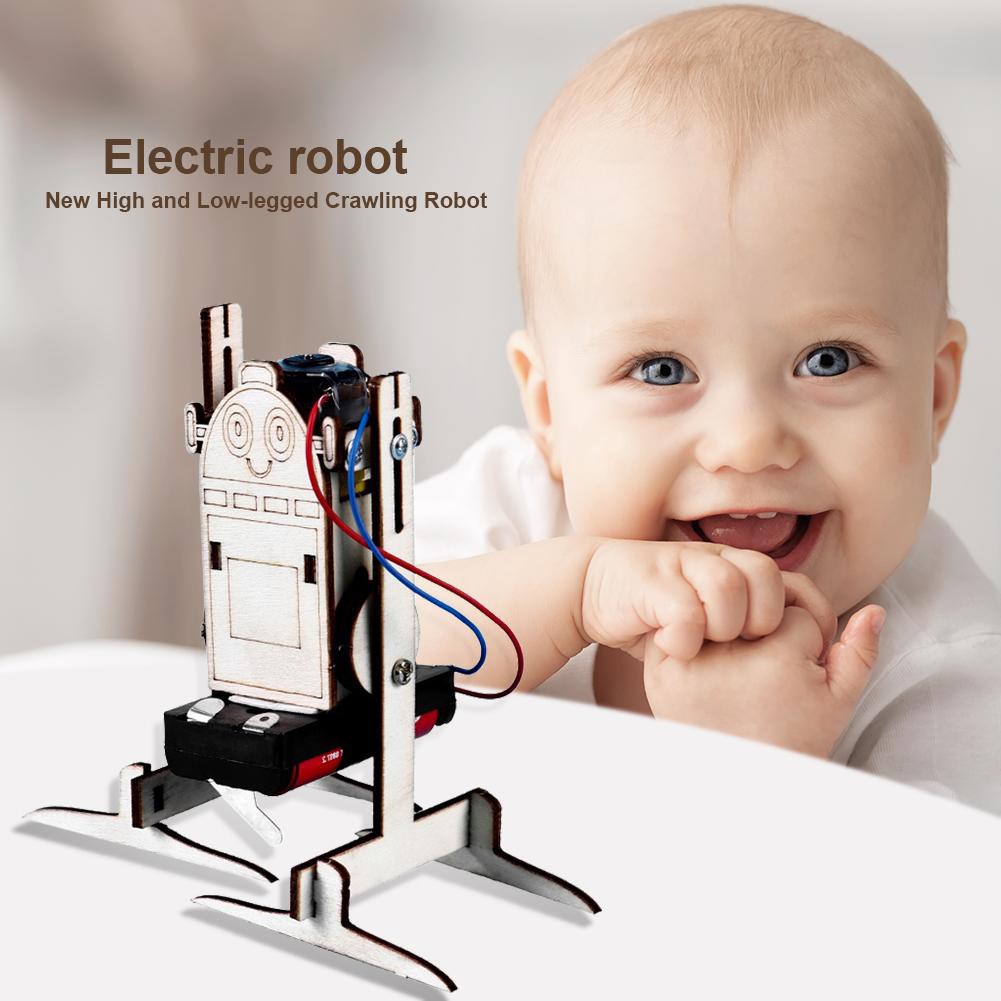 High Electric Robot Science Experiment Material Package DIY Small Production Kit L&6