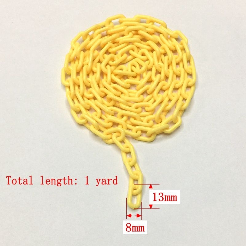 Dây xích acrylic 8x13mm mắt xích dạng hình vuông dùng làm trang sức thủ công độc đáo