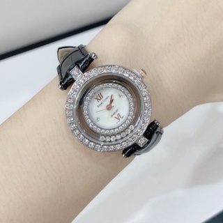 Đồng hồ nữ royal crown mặt đá xoai.đính đá tự nhiên.BH 12 tháng