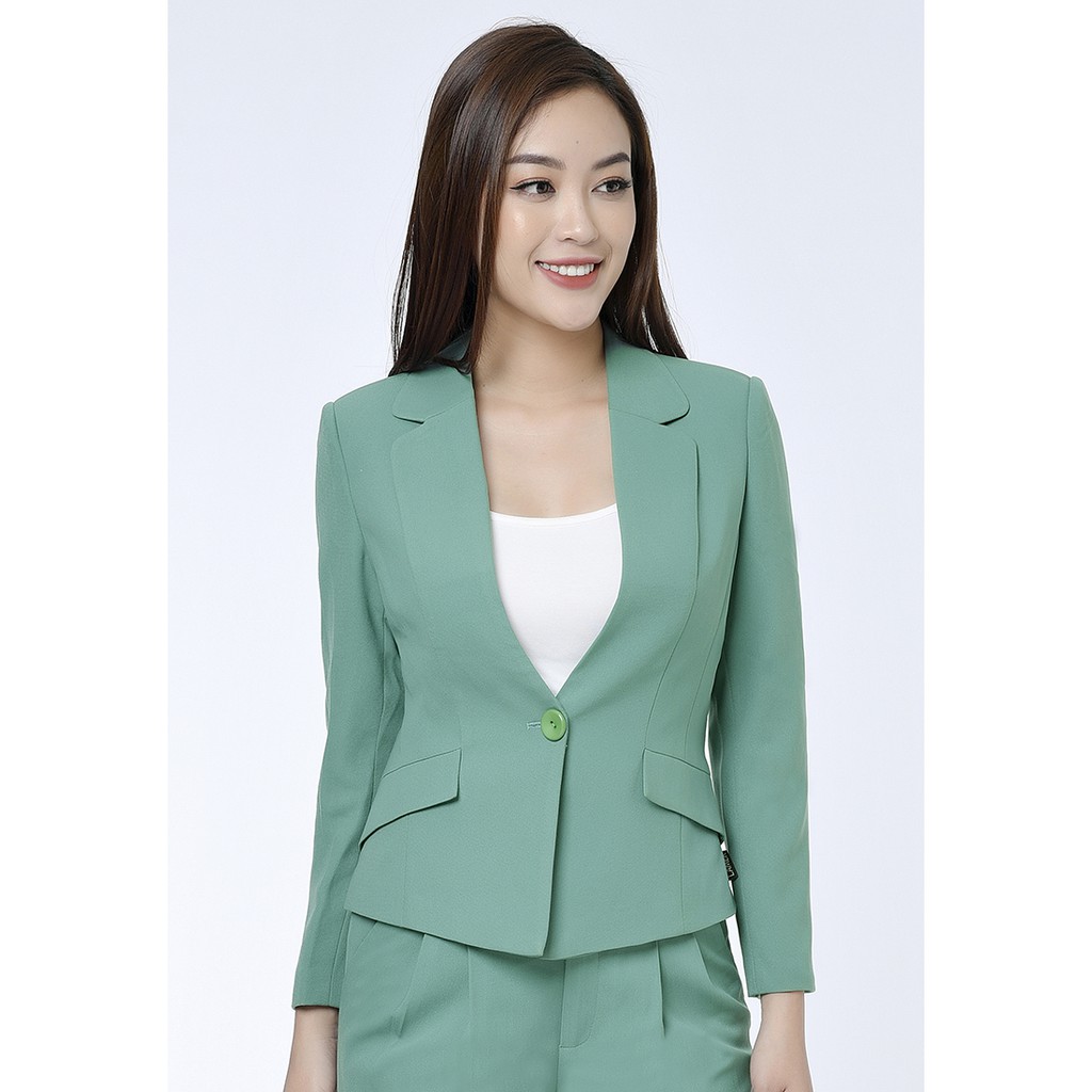 Áo vest cổ b, ve liền thân LAMER L65B18T016 (Đen/Xanh lá) | BigBuy360 - bigbuy360.vn