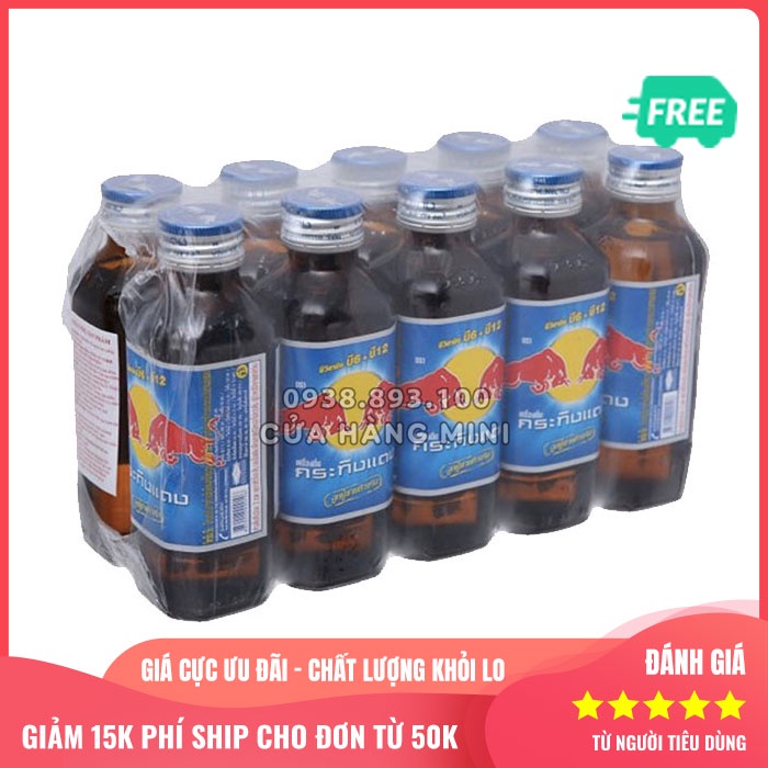 Lốc 10 Chai Nước Tăng Lực Red Bull Thái Lan