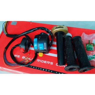 combo cùm FZ + bao tay daytona + cùm tăng(màu vàng)