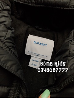 Áo Phao Bé Trai Siêu Nhẹ Đen Old Navy