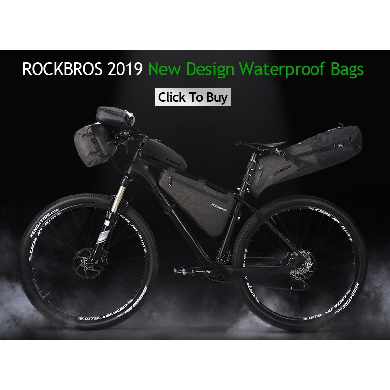 Túi Đựng Điện Thoại Rockbros 6.8 Inch 1.7L Gắn Khung Trước Xe Đạp Tiện Lợi