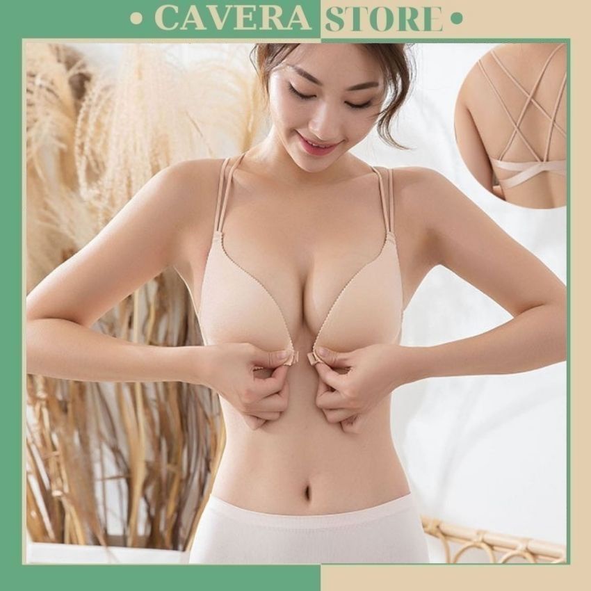 Áo ngực su đúc cài trước đệm mút hình bàn tay nâng đẩy ngực Chất đúc su êm mềm mặc vô cùng thoải mái nhẹ nhàng- B810