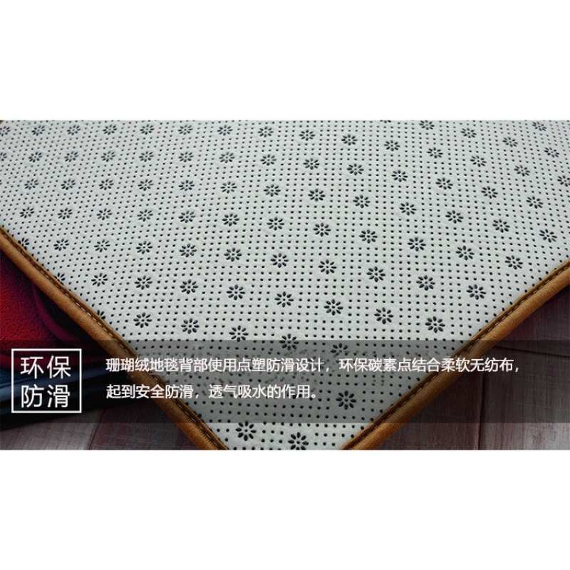 Thảm lông cừu san hô dày lót sàn phòng khách/phòng ngủ