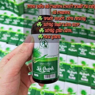 Combo 5 chai tinh dầu sả chanh nguyên chất 100ml giúp khử mùi chống muỗi, lau nhà