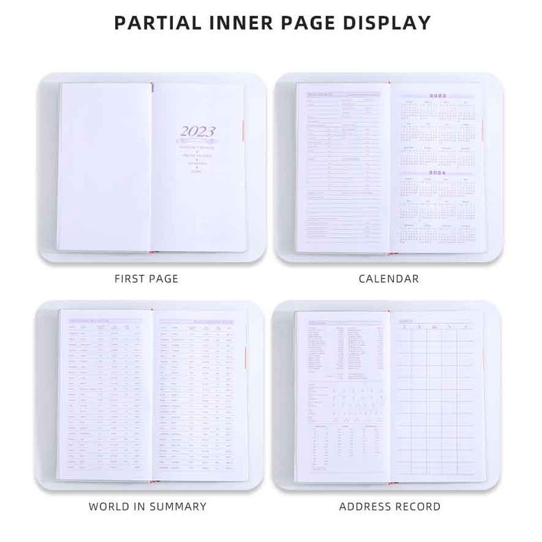 Sổ Tay Kế Hoạch 365 Ngày A6 2023 Phiên Bản Tiếng Anh