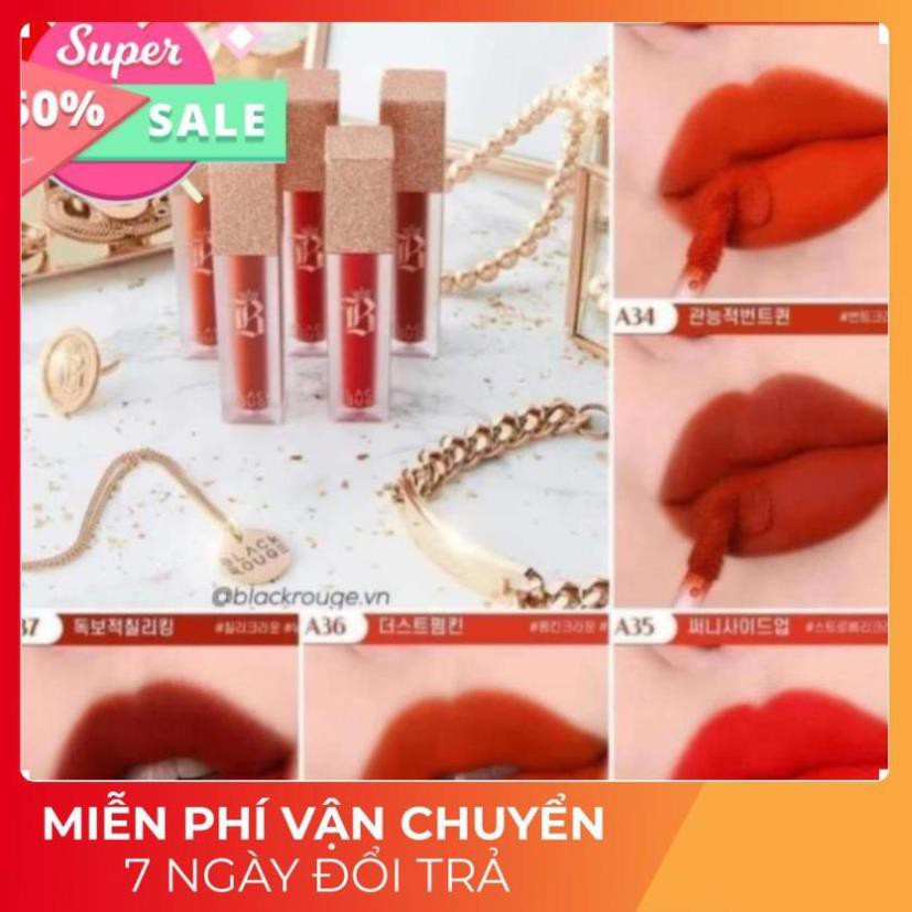 Son Black Rouge A37 ⚡️𝑯𝒂̀𝒏𝒈 𝑯𝒂𝒏𝒅𝒎𝒂𝒅𝒆⚡️ Màu Đỏ Nâu Đất | BigBuy360 - bigbuy360.vn