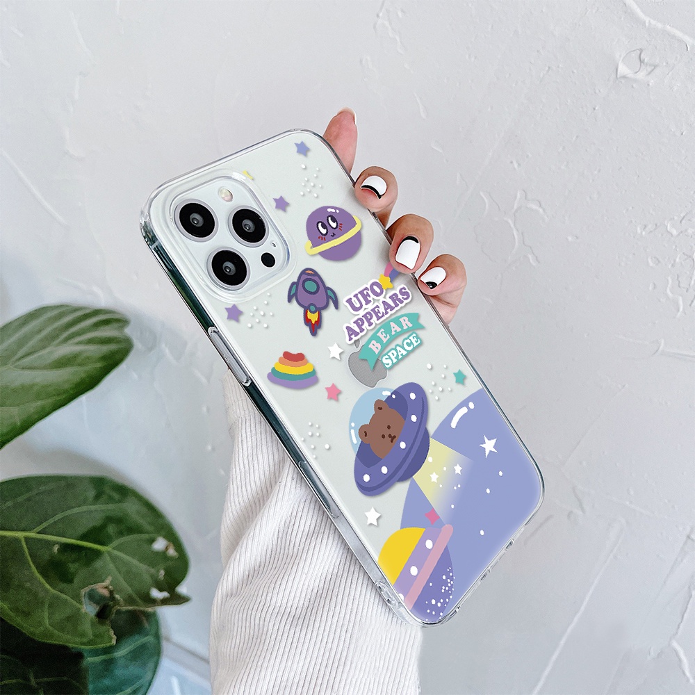 Ốp Điện Thoại Hình Phi Hành Gia Cho Iphone 11 Pro Max 12 Pro Max 13 Pro Max Mini 6 7 8 6 7plus Se 2020 X Xs Xr 5 4